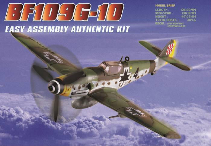 HobbyBoss 1/72 Bf109 G-10 Easy Kit 80227